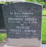 Grafsteen: Johannes Oedzes en Trijntje Gorter