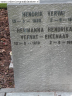 Grafsteen: Hendrik Vervat en Hermana Hendrika Eikenaar
