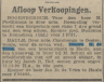 Krant: afloop verkoop huis Douwe K. de Vries