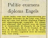 Politie examens: diploma engels: D. de Vries