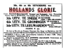 Advertentie: Hollands Glorie