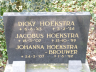 Grafsteen, Dicky Hoekstra, Jacobus Hoekstra, Johanna Brouwer