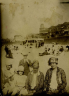 Familiefoto: Familie Manders op het strand rond 1926