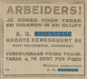 Krant: Advertentie A.G.Brienesse