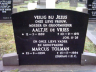 Grafsteen: Marcus Tolman en Aaltje de Vries