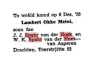 Geboorteadvertentie: Lambert Okke Meint Spahr van der Hoek