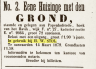 Krant: Huizinge hoek Havik en Papenhofstede in gebruik bij H.W.Stol