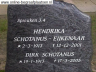 Grafsteen: Dirk Schotanus en Hendrika Eijkenaar